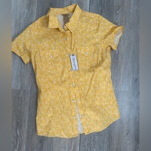 Wrangler Mustard Floral Print Shirt